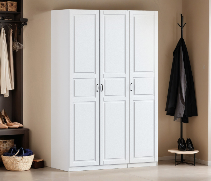 Для одежды, Шкаф трехдверный Макс 1500 мм, вариант №3 (ЛДСП/МДФ)