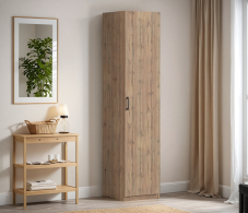 Для одежды, Шкаф однодверный Макс 500 мм, вариант №2 (ЛДСП, дуб вотан)