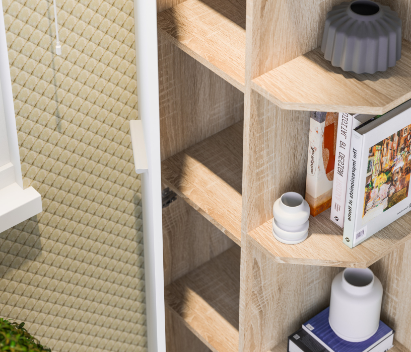 Шкафы одностворчатые, Шкаф торцевой Мамбо СБ-2754